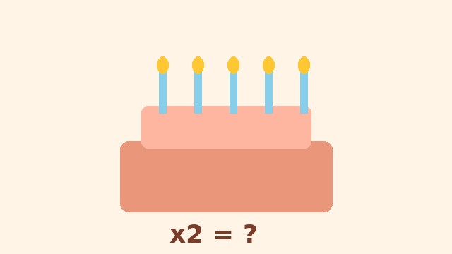 עוגת יום הולדת עם נרות